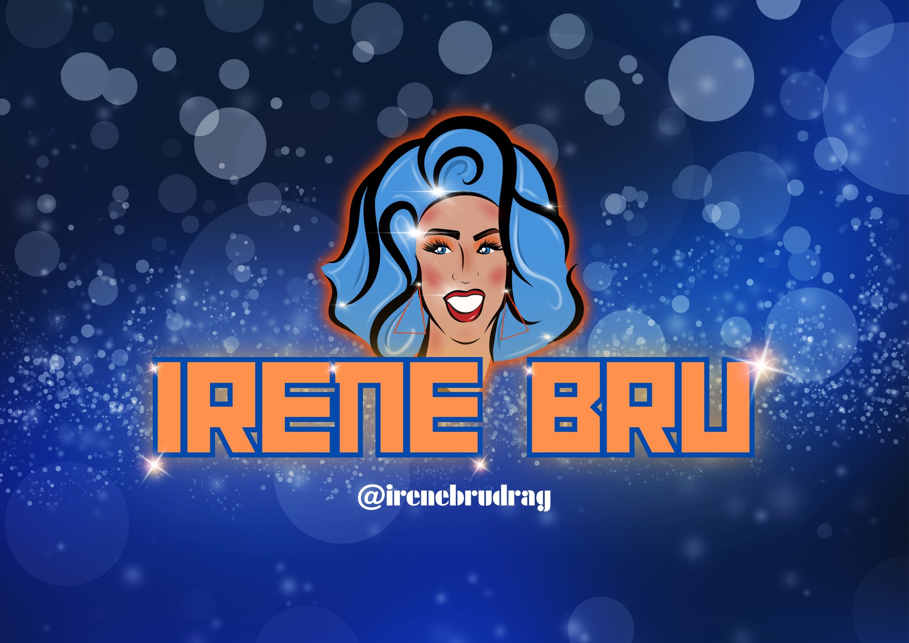 Irene Bru — Scottish drag queen logo
